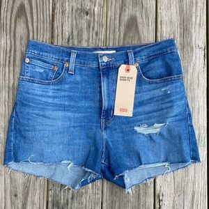 Levi’s High Rise Jean Shorts